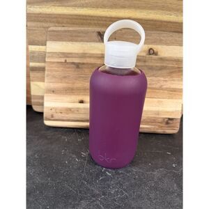 BKR 16oz Glass/Silicone Water Bottle